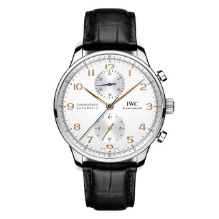 Damen- und Herrenuhr, IWC Schaffhausen Portugieser Chronograph, Ref: IW371604