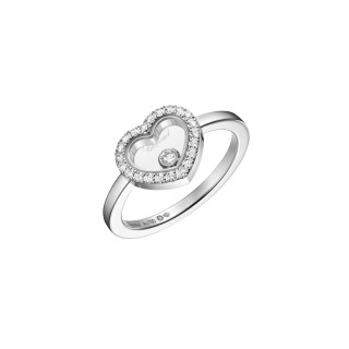 Weißgold, Ringe, Chopard Happy Diamonds Icons Ring, Ref: 82A192-1211