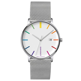 Damen- und Herrenuhr, Junghans FORM Quarz Bauhaus Edition, Ref: 41/4580.44