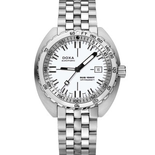 Herrenuhr, Doxa SUB 1500T WHITEPEARL, Ref: 883.10.011.10