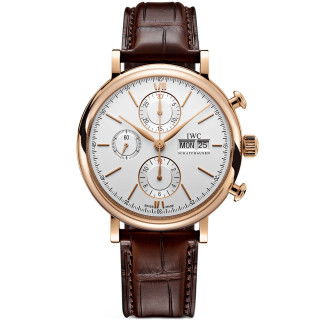 Damen- und Herrenuhr, IWC Schaffhausen Portofino Chronograph, Ref: IW391025