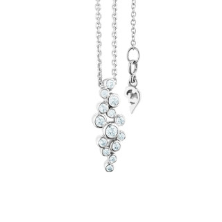 Weißgold, Halsschmuck, Capolavoro Collier Prosecco, Ref: CO8BRW02286