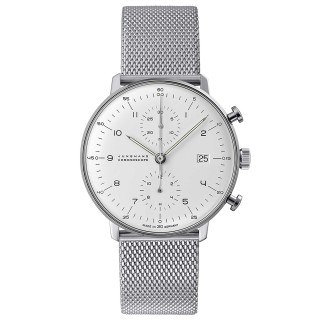 Herrenuhr, Junghans max bill Chronoscope, Ref: 27/4003.46