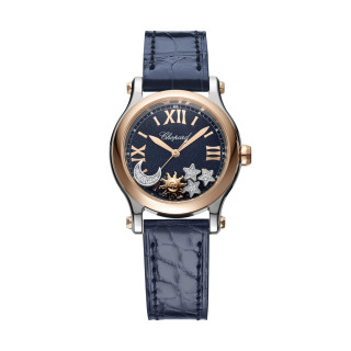 Damenuhr, Chopard Happy Sport Sun, Moon and Stars, Ref: 278573-6027
