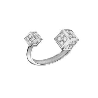 Weißgold, Ringe, Chopard Ice Cube Be Cube Ring, Ref: 82A661-1021