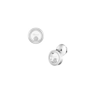 Weißgold, Ohrringe, Chopard Happy Diamonds Icons Ohrstecker, Ref: 83A191-1001