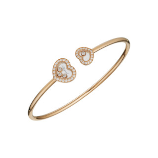 Roségold, Armschmuck, Chopard Happy Diamonds Icons Armreif, Ref: 85A614-5204