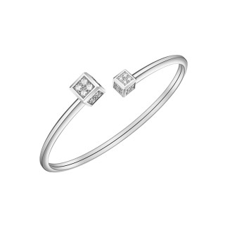 Weißgold, Armschmuck, Chopard Ice Cube Be Cube Armreif, Ref: 85A661-1004