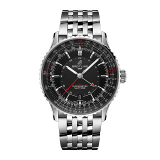 Herrenuhr, Breitling Navitimer Automatic GMT 41, Ref: A32310251B1A1