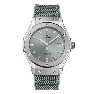 Damen- und Herrenuhr, Hublot Classic Fusion Titanium Sage Green, Ref: 542.NX.891G.NR