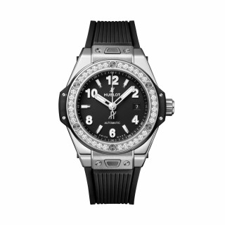 Damenuhr, Hublot Big Bang One Click Steel Diamonds , Ref: 485.SX.1170.RX.1204