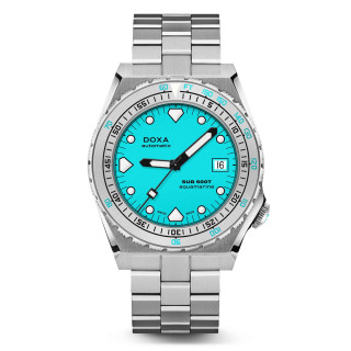 Damen- und Herrenuhr, Doxa SUB 600T AQUAMARINE, Ref: 862.10.241.10