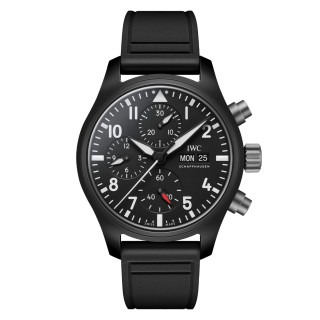 Damen- und Herrenuhr, IWC Schaffhausen Pilot's Watch Chronograph 41 TOP GUN, Ref: IW389401
