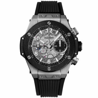 Damen- und Herrenuhr, Hublot Big Bang Unico Titanium Ceramic , Ref: 441.NM.1171.RX
