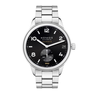 Herrenuhr, NOMOS Glashütte Club Sport neomatik 42 Datum schwarz, Ref: 781