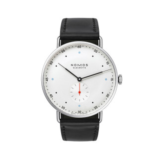 Damen- und Herrenuhr, NOMOS Glashütte Metro 38, Ref: 1108