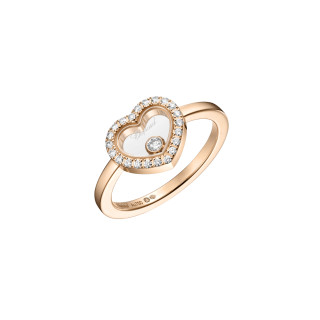 Roségold, Ringe, Chopard Happy Diamonds Icons Ring, Ref: 82A192-5217