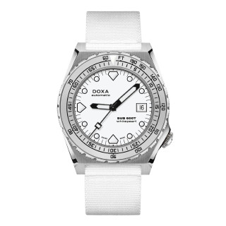 Herrenuhr, Doxa SUB 600T WHITEPEARL, Ref: 862.10.011.23-N