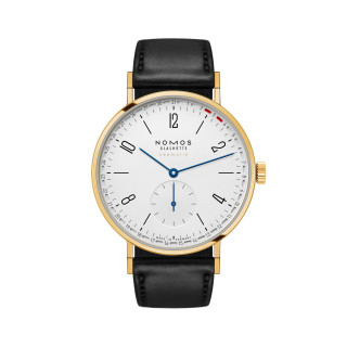 Damen- und Herrenuhr, NOMOS Glashütte Tangente Gold Neomatik 38 Update, Ref: 195