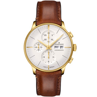 Damen- und Herrenuhr, Junghans Meister Chronoscope, Date English, Ref: 27/7620.03