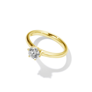 Gelbgold, Ringe, Henrich & Denzel Diva Solitärring, Ref: GS003.09000