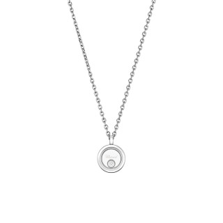 Weißgold, Halsschmuck, Chopard Happy Diamonds Icons Halskette, Ref: 81A191-1001