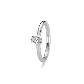 Platin, Ringe, Henrich & Denzel Solana Solitärring, Ref: PS024.03000