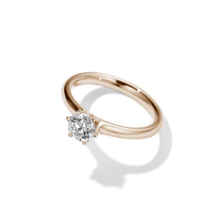 Roségold, Ringe, Henrich & Denzel Diva Solitärring, Ref: RS003.09000