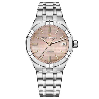 Damen- und Herrenuhr, Maurice Lacroix Aikon Automatic Date 39mm, Ref: AI6007-SS002-731-1