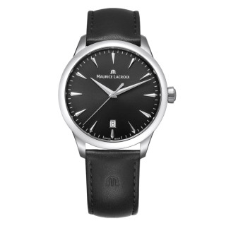 Damen- und Herrenuhr, Maurice Lacroix 1975 Quartz 39mm, Ref: 751007-SS001-330-2