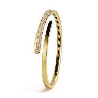 Gelbgold, Armschmuck, Crivelli Armreif LIKE SLIM, Ref: 000-4358NS-yellow