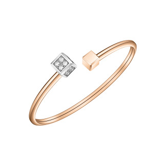 Weißgold, Armschmuck, Chopard Ice Cube Be Cube Armreif, Ref: 85A661-9004