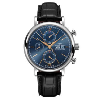Damen- und Herrenuhr, IWC Schaffhausen Portofino Chronograph, Ref: IW391036