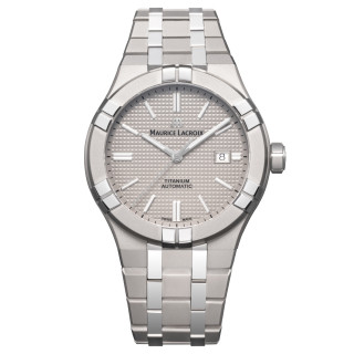 Damen- und Herrenuhr, Maurice Lacroix Aikon Automatic Titanium, Ref: AI6008-TT032-230-1