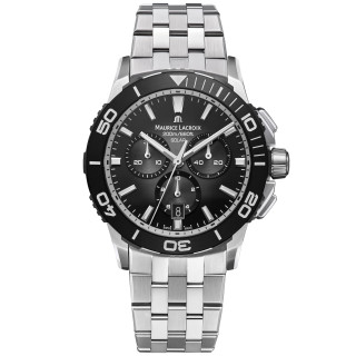 Damen- und Herrenuhr, Maurice Lacroix Pontos S Solar Chronograph, Ref: PT1038-SSL22-330-1