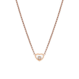 Roségold, Halsschmuck, Chopard My Happy Hearts Collier, Ref: 81A086-5001
