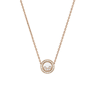 Roségold, Halsschmuck, Chopard Happy Diamonds Icons Halskette, Ref: 81A018-5201