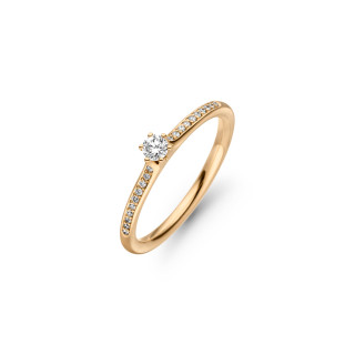 Roségold, Ringe, Henrich & Denzel Diva Solitärring, Ref: RS006.01000
