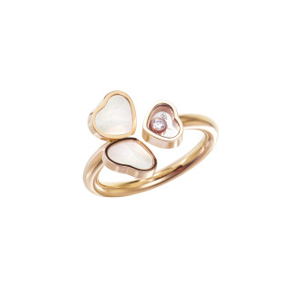 Roségold, Ringe, Chopard Happy Hearts Wings Ring, Ref: 82A083-5308