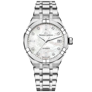 Damen- und Herrenuhr, Maurice Lacroix Aikon Automatic Date 39mm, Ref: AI6007-SS002-170-1