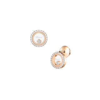 Roségold, Ohrringe, Chopard Happy Diamonds Icons Ohrstecker, Ref: 83A191-5201