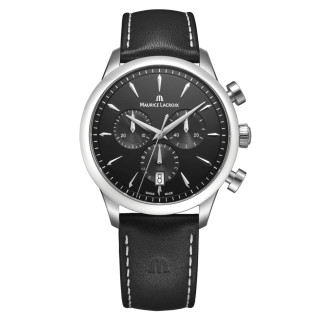 Damen- und Herrenuhr, Maurice Lacroix 1975 Quartz Chronograph 40mm, Ref: 751038-SS001-330-2