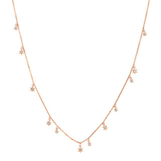 Roségold, Halsschmuck, Capolavoro Collier Starlet, Ref: CO9BRW00678