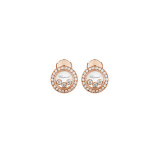 Roségold, Ohrringe, Chopard Happy Diamonds Icons Ohrringe, Ref: 83A018-5201