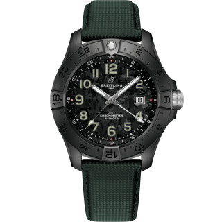 Herrenuhr, Breitling Avenger Automatic GMT 44 Night Mission, Ref: S32320101B1X1