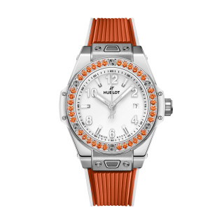 Damenuhr, Hublot Big Bang One Click Joyful Steel Orange , Ref: 485.SO.2210.RX.1206