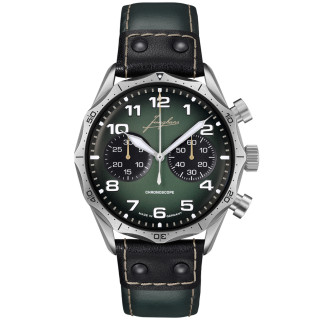 Herrenuhr, Junghans Pilot Chronoscope, Ref: 27/3492.00