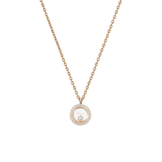 Roségold, Halsschmuck, Chopard Happy Diamonds Icons Halskette, Ref: 81A191-5201