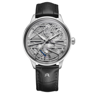Damen- und Herrenuhr, Maurice Lacroix 1975 Master Grand Date Retrograde, Ref: 758008-SS001-090-2