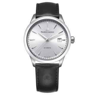 Damen- und Herrenuhr, Maurice Lacroix 1975 Automatic 40mm, Ref: 756008-SS001-130-2